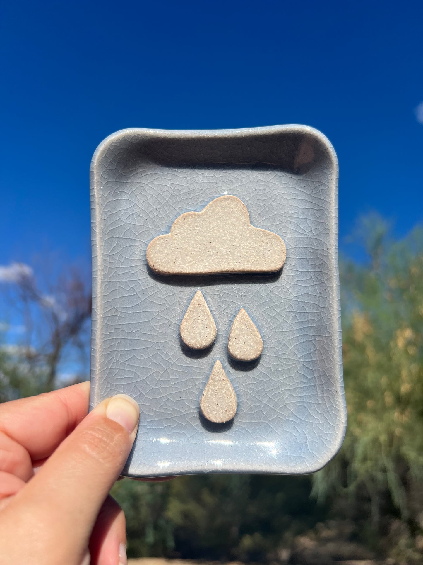 Rain Cloud Soap Dish